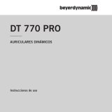 Beyerdynamic DT 770 PRO Black Edition Kasutusjuhend