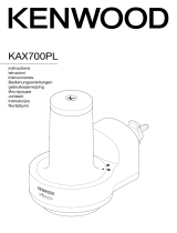 Kenwood KAX700PL Spiralizer Attachment Omaniku manuaal