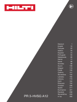 Hilti PR 3-HVSG A12 Kasutusjuhend