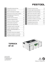 Festool Bluetooth® Lautsprecher SYS3 BT20 M 137 TOPROCK Kasutusjuhend