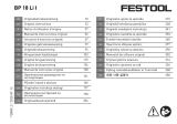 Festool BP 18 Li 4,0 HPC-ASI Kasutusjuhend