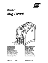ESAB Caddy Mig C200i Kasutusjuhend