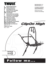 Thule clipon high 9106 Fitting Instructions Manual