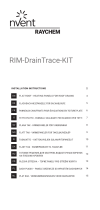 Raychem RIM DrainTrace -paketti paigaldusjuhend