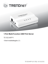 Trendnet TE100-MFP1 Quick Installation Guide