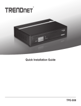 Trendnet TPE-S50 Quick Installation Guide