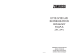 Zanussi ZRC250-1 Kasutusjuhend