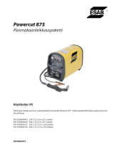 ESAB Powercut 875 Kasutusjuhend