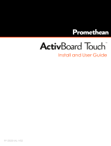 promethean ActivBoard Touch 10T Series Kasutusjuhend