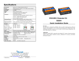 MuxLab DVI / USB2.0 HDBaseT Extender Kit paigaldusjuhend