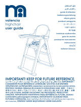 mothercare Valencia Highchair 2013 Kasutusjuhend