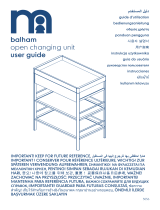 mothercare Balham Open Changing Unit Kasutusjuhend