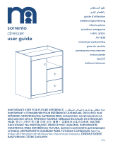 mothercare Sorrento Dresser Kasutusjuhend