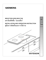 Siemens ELECTRIC COOKTOP Kasutusjuhend