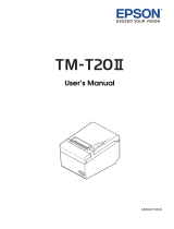 Epson TM-T20II Series Kasutusjuhend