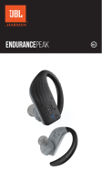 JBL Endurance Peak In-Ear Wireless Headphones Omaniku manuaal