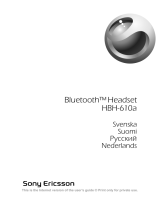 Sonyericsson Bluetooth HBH-610a Kasutusjuhend
