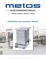 Metos Food transport trolley Termia 1000CLN160 Omaniku manuaal
