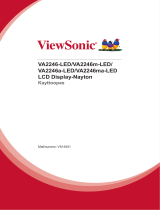 ViewSonic VA2246m-LED Kasutusjuhend