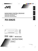 JVC Audio/Video Control Receiver RX-5060S Kasutusjuhend