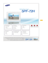 Samsung SPF-72H Kasutusjuhend