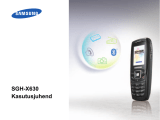 Samsung SGH-X630 Kasutusjuhend