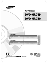 Samsung DVD-HR750 Omaniku manuaal