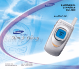 Samsung SGH-A800 Omaniku manuaal