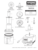 Waring WFP11S Parts Manual