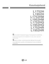 LG L1752HR-BFQ Kasutusjuhend