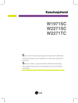 LG W2271TC-PF Kasutusjuhend
