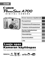 Canon POWERSHOT A700 Kasutusjuhend