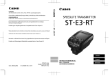 Canon Speedlite Transmitter ST-E3-RT Kasutusjuhend