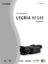 Canon LEGRIA HF G40 Kasutusjuhend