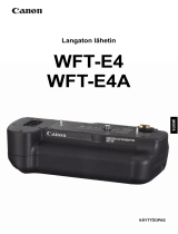 Canon Wireless File Transmitter WFT-E4 Kasutusjuhend
