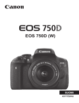 Canon EOS 750D Kasutusjuhend