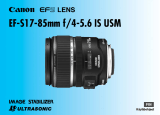 Canon EF-S 17-85mm f/4-5.6 IS USM Kasutusjuhend