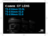 Canon TS-E 24mm f/3.5L Kasutusjuhend