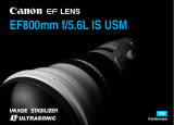 Canon EF 800mm f/5.6L IS USM Kasutusjuhend