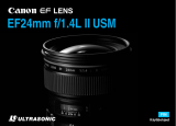 Canon EF 24mm f/1.4L II USM Kasutusjuhend