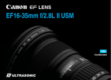 Canon EF 16-35mm f/2.8L II USM Kasutusjuhend