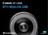 Canon EF 17-40mm f/4L USM Kasutusjuhend