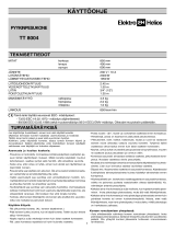 ELEKTRO HELIOS TT8004 Kasutusjuhend