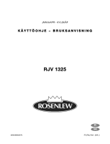 ROSENLEW RJV 1325 Kasutusjuhend
