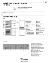 Whirlpool BSNF 9752 OX Daily Reference Guide