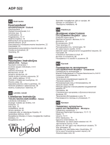 Whirlpool ADP 522 WH Kasutusjuhend