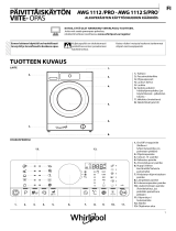 Whirlpool AWG 1112 S/PRO Daily Reference Guide