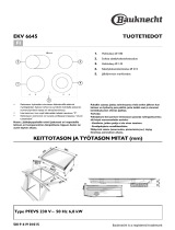 Bauknecht EKV 6645 NE Kasutusjuhend