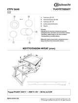 Whirlpool ETPV 8640/IN Kasutusjuhend