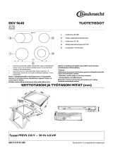 Bauknecht EKV 9640 IN Kasutusjuhend